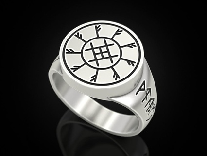 ring runes Jewelry tycoon luck well being jewelry print 3dprinted jewellery printable rings design jewel golden printabl printing gold prototyping silver 3d print model - Mito3D