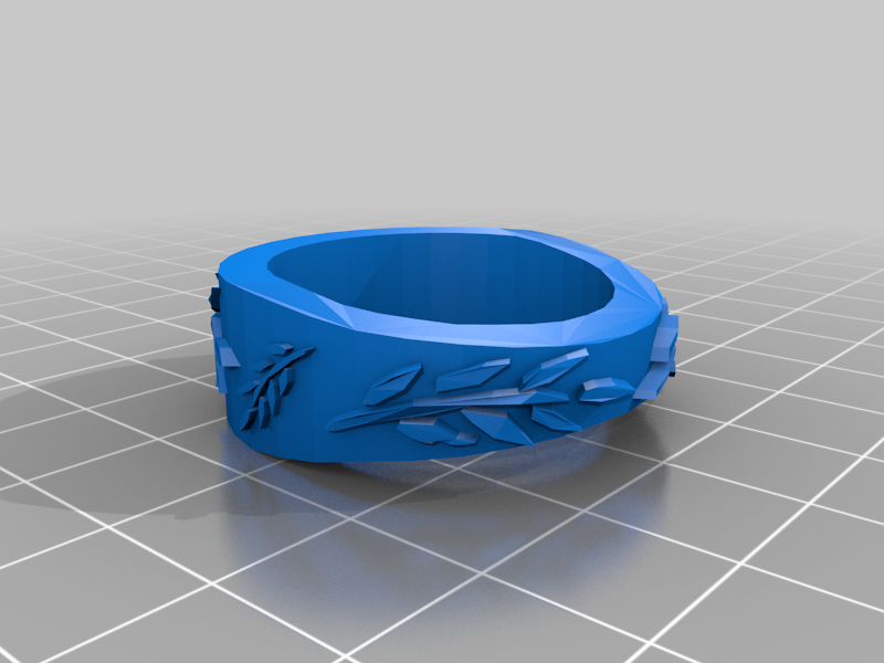 bague Taille 7 13 anneaux 3D print model - Mito3D