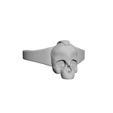 anillo de calavera la joyería anycubic3d 3d print model - Mito3D