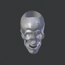 anello teschio in low poly art freeware la stampa di il download cranio modello 3d libero culti 3d print model - Mito3D