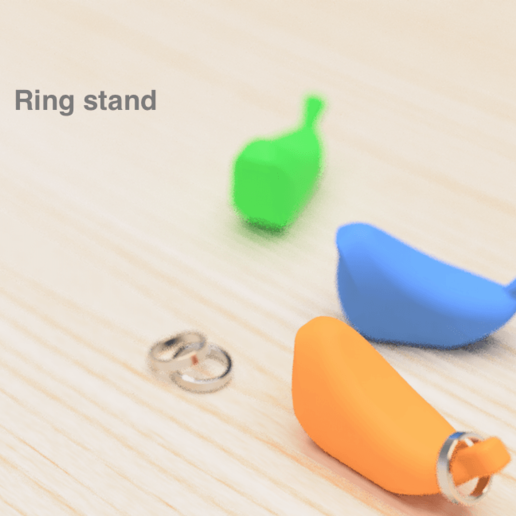 ring stand gadget 3D print model - Mito3D