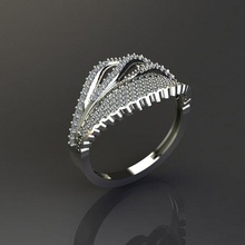 anel pedra 11 3d print model - Mito3D