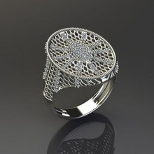 anel pedra 19 3d print model - Mito3D