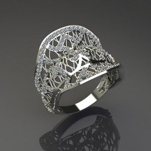 anel pedra 22 3d print model - Mito3D