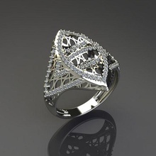 anel pedra 23 3d print model - Mito3D