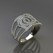anel pedra 4 3d print model - Mito3D