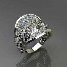 anel pedra 5 3d print model - Mito3D