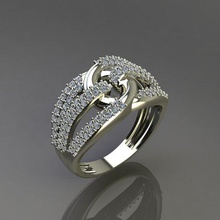 anel pedra 9 3d print model - Mito3D