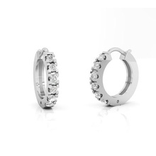 anillo de piedras pendiente.la joyería.sin resolver.aretes.aro 3d print model - Mito3D