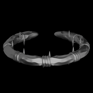 ring thorns thorn wire 3d print model - Mito3D