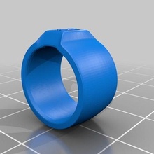 anel moda acessórios 3d print model - Mito3D