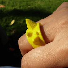ring tips jewelry peaks 3d print model - Mito3D
