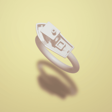 ringboat jewelry anycubic3d ring 3d print model - Mito3D