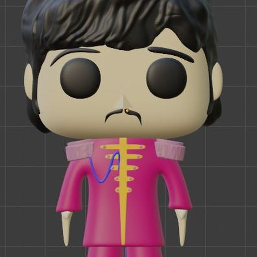 Ringo starr Funko pop moda 3D print model - Mito3D