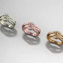 Ringe Schmuck Diamant Engagement Design Luxus Gold 3d print model - Mito3D