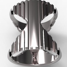4 anillos de 1 joyería 3d print model - Mito3D