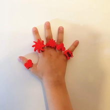 los anillos de niños la moda joyería 3d print model - Mito3D
