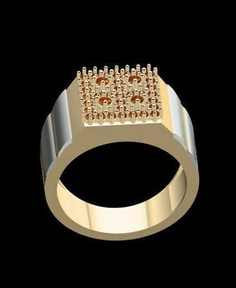 rings men 3d print model - Mito3D