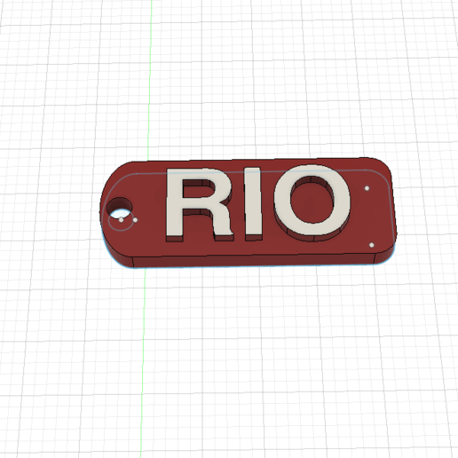 Rio la casa papel Schlüsselanhänger Bella ciao Schlüssel Ring 3D print model - Mito3D