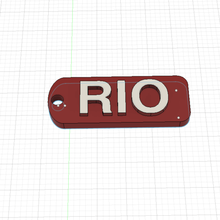 Rio la casa papel anahtarlık Bella ciao anahtar yüzük 3d print model - Mito3D