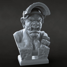 riot orc art bust creature 3d print model - Mito3D