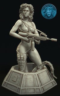 ripley extraterrestre art nostromo giger 3d print model - Mito3D