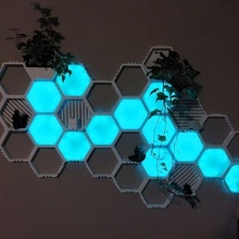 folha ripoff hexagonal modular parede decoração 3d print model - Mito3D