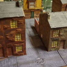 ripper's london - streets architecture 28mm historical ripper steampunk victorian wargame wargaming buildings structures 3d print model - Mito3D