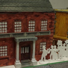 rippers london town hall game 28mm fantasy model railway steampunk victorian wargaming 3d print model - Mito3D