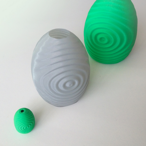 ripple vase 1 home 3D print model - Mito3D