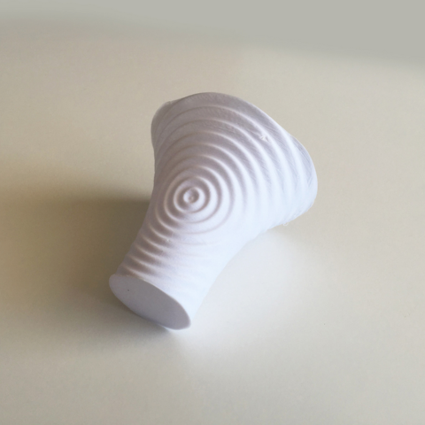 ripple vase 2 home 3D print model - Mito3D