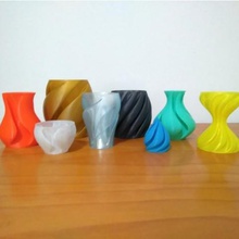 gewellte vase Fabrik Kunst customizer Dekoration openscad Federhalter Pflanzer 3d print model - Mito3D