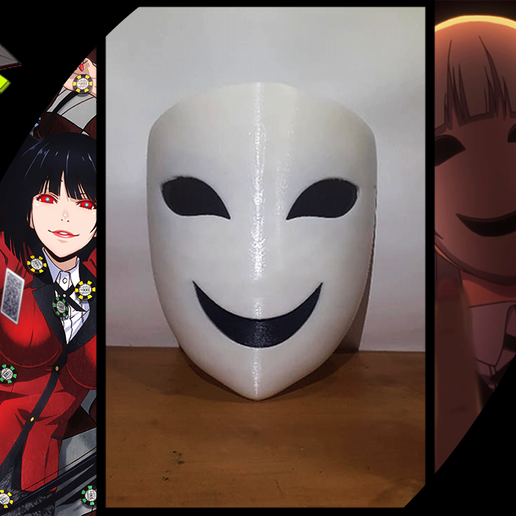 ririka momobami mask kakegurui anime video games 3D print model - Mito3D