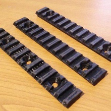 ris rail round handguard various sport outdoors picatinny airsoft accesories 20mm 3d print model - Mito3D