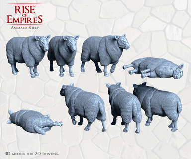 rise empires sheep 3d print model - Mito3D