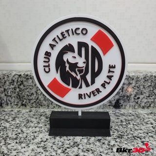 river lion cake topper toper shield soccer leon argentina kitchen decoration 3d print model - Mito3D