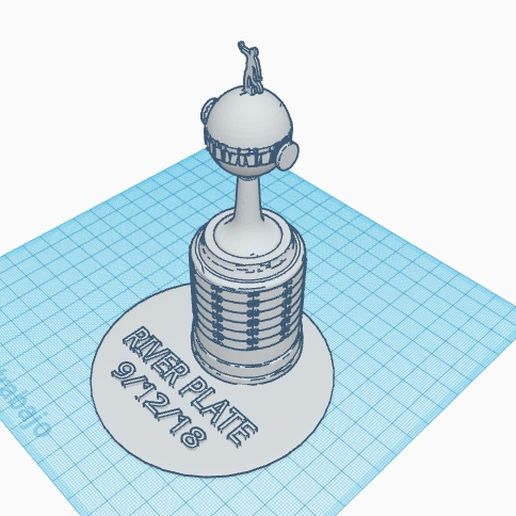 fiume piatto 3D print model - Mito3D