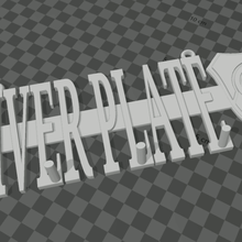o river plate titular da chave vários chaves rio placa 3d print model - Mito3D