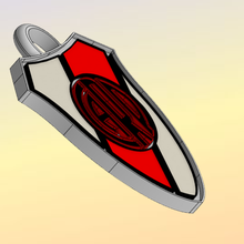 nehir tabak anahtarlık moda anahtar yüzük kolye peter yapımcısı 3d print model - Mito3D