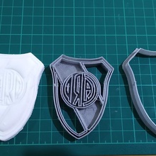 river plate shield various 3d print model - Mito3D