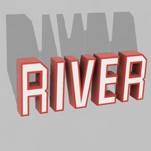 río plato firmar fútbol 3d print model - Mito3D