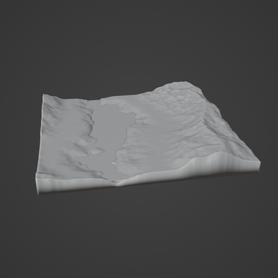 river topography landscape stone canyon desert terrain alpine erosion nature environment snow spring sand forest ground 3d print model - Mito3D