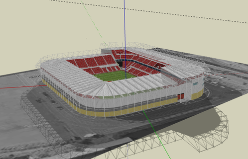nehir kenarı stadyum orta yol kullanım 2023 Futbol nfl nba mlb nhl İngiltere 3d print model - Mito3D