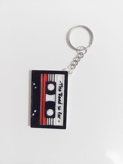 road far cassette keychain super natural supernatural caset soundtrack 3d print model - Mito3D