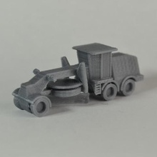 niveladora juego 1mm de la construcción juguetes escritorio juguete diminutas el tractor rueda ruedas 3d print model - Mito3D
