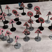 road signs model game 3d print model - Mito3D
