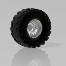 strada pneumatico 1 24 25 scala macchina modellazione spento pneumatici ruote 4x4 3d print model - Mito3D