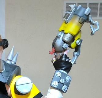 Verkehrsrowdy Handschuh Spikes Overwatch Cosplay Pyramide 3d print model - Mito3D