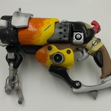 roadhog scrap gun overwatch game art war toys armor accessories 3d print model - Mito3D