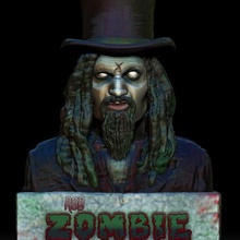 rob zombie art 3d metal 3d print model - Mito3D